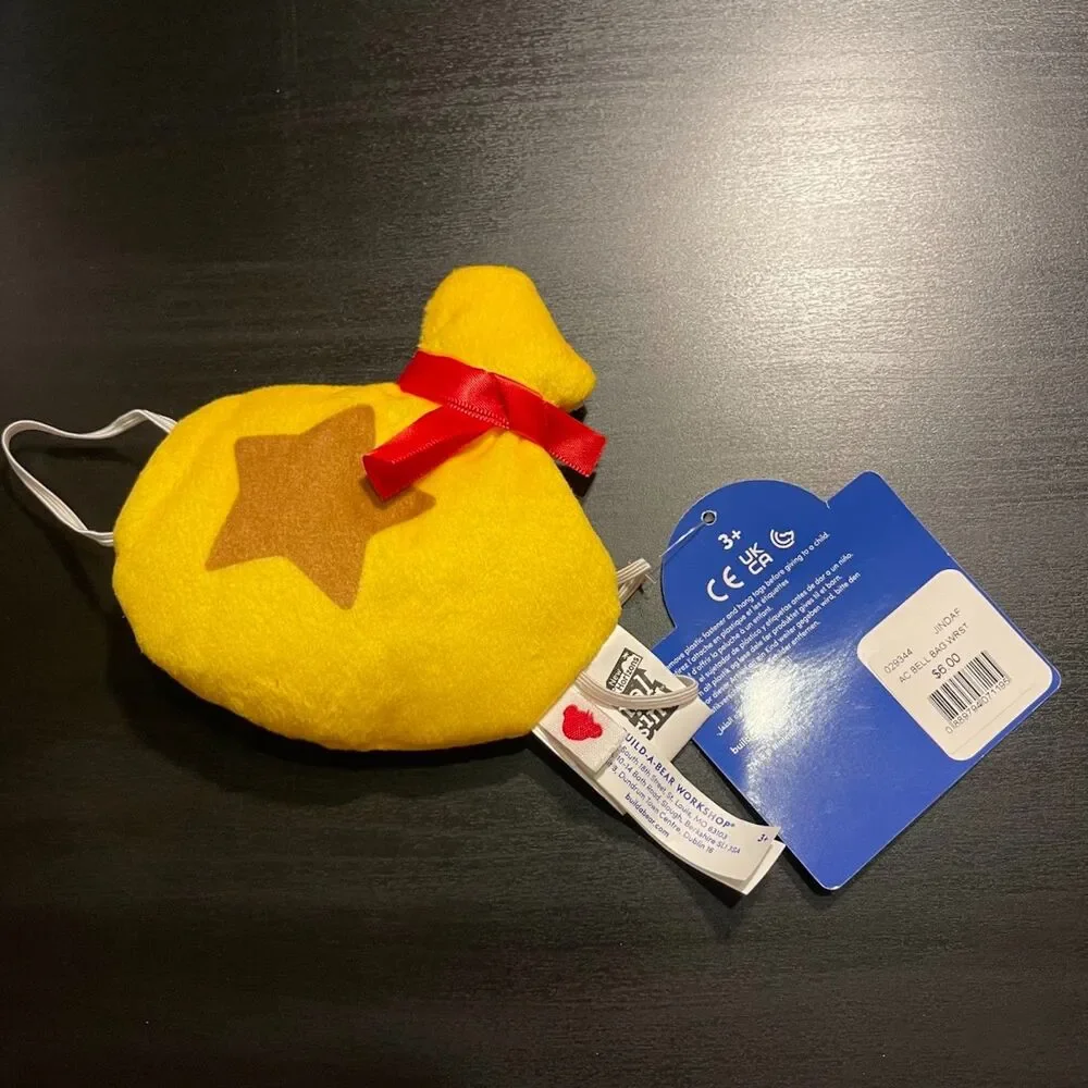 Animal Crossing Bell Bag Build A Bear Workshop Accessory NWT
